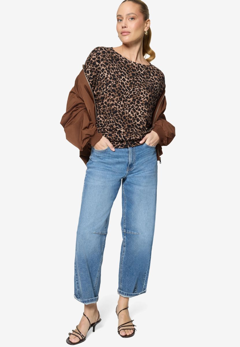 Leo-Shirt  mit 3/4 Arm