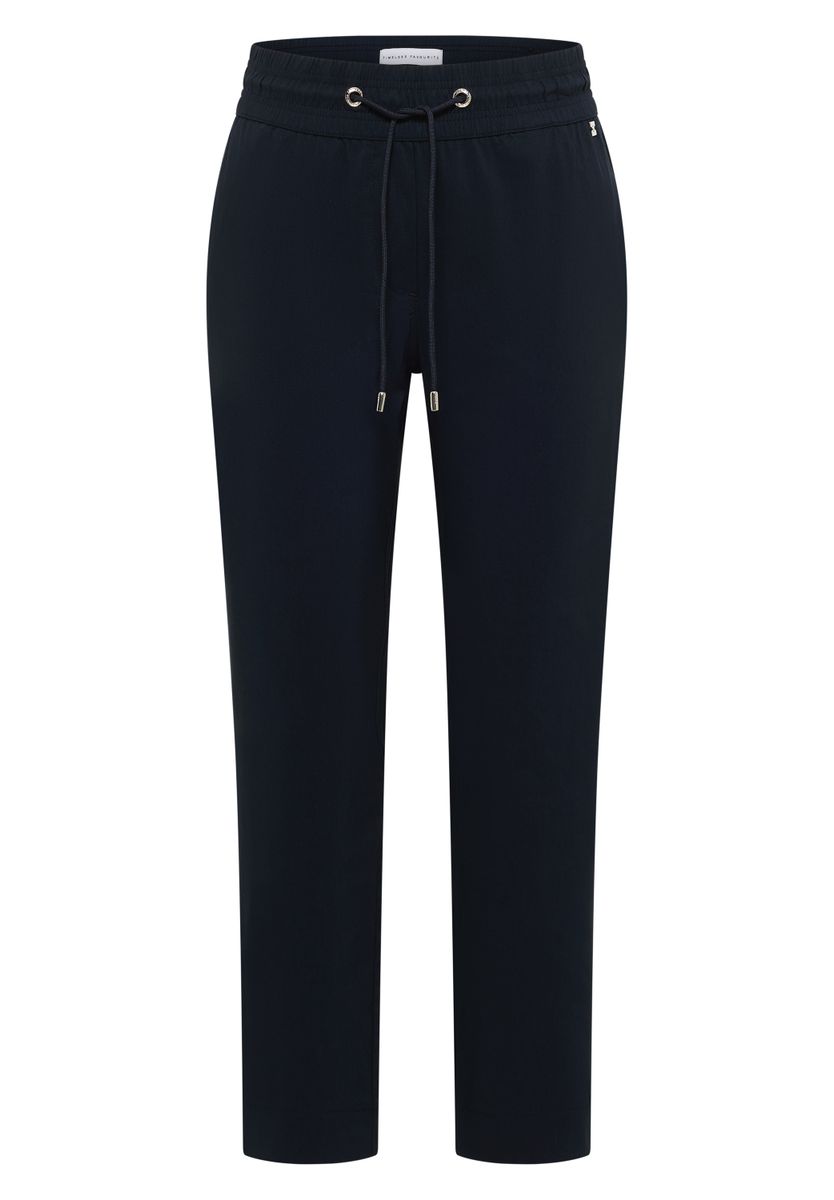 Mid Waist Slim Leg Hose im Casual Fit