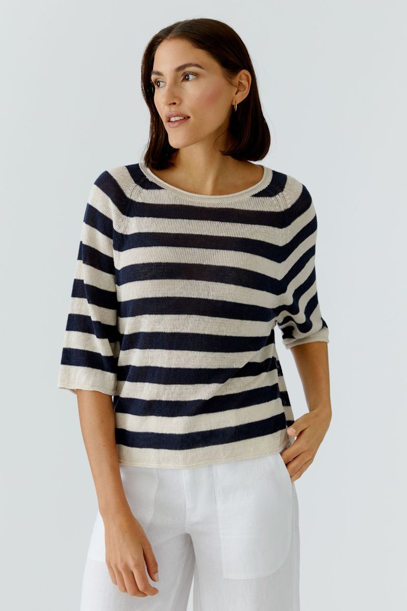 Leinen Pullover