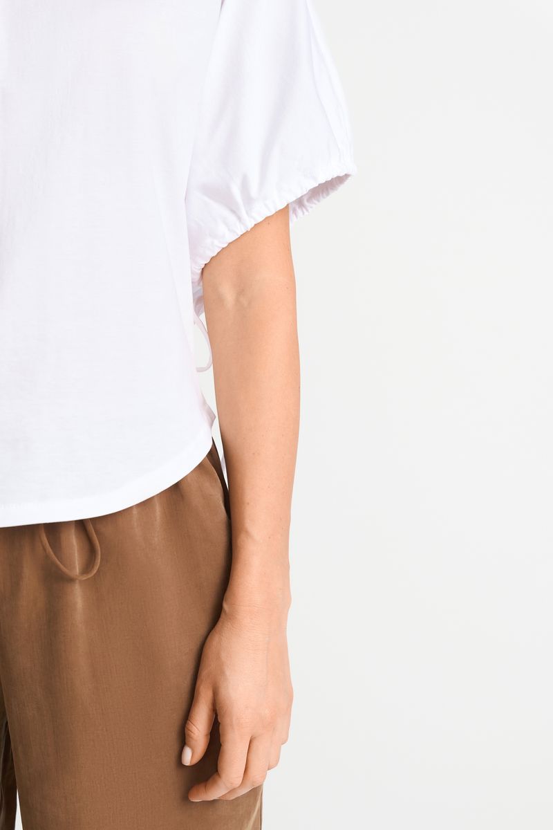 Wide Fit T-Shirt with Woman Print