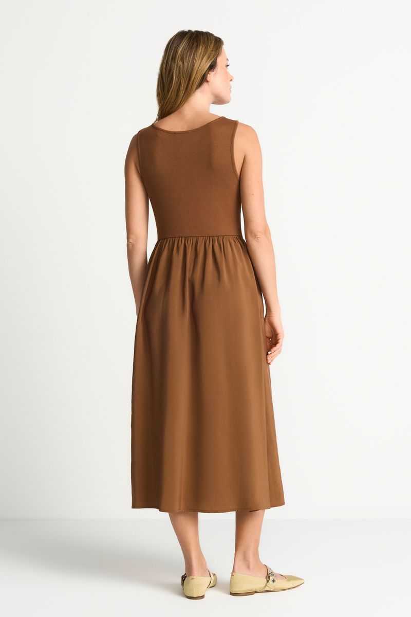 Scuba Mat Mix Parachute Dress