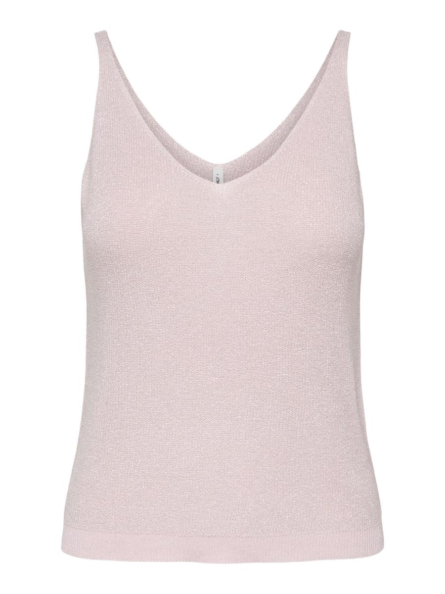 ONLSHINA SL GLITTER TOP KNT