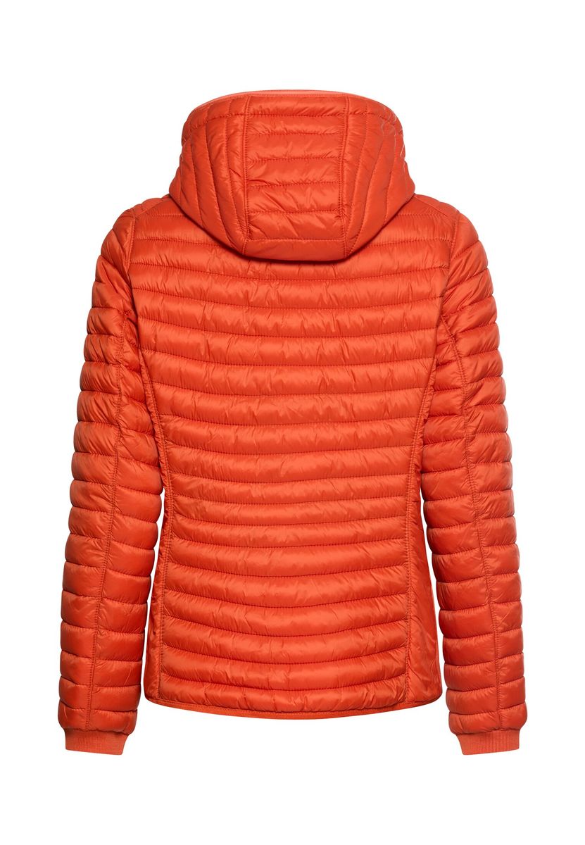 Winddichte Jacke mit seitlichem Strick-Einsatz
