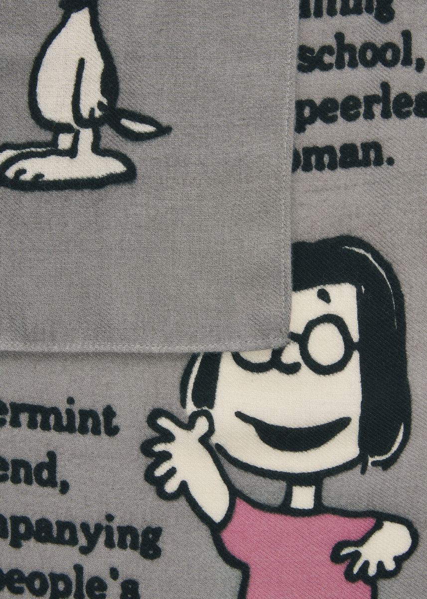 Schal mit Peanuts-Charakteren