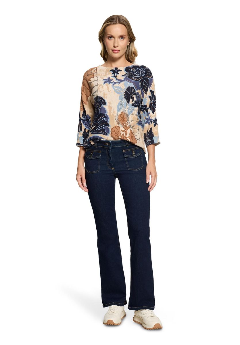 Flared Cut-Jeans