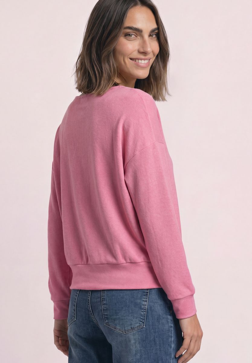 Langarm Shirt mit Elastikbund