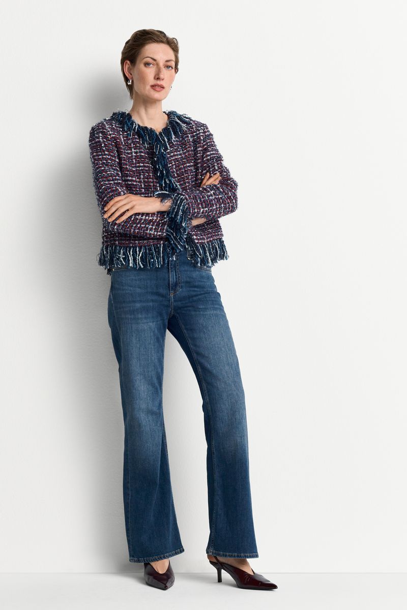 Fringed Boucle Jacket