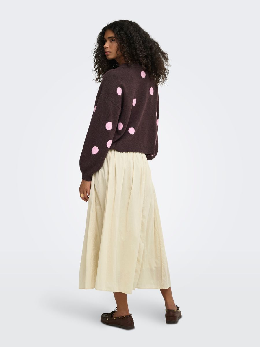 ONLRICA LS DETAIL O-NECK CC KNT