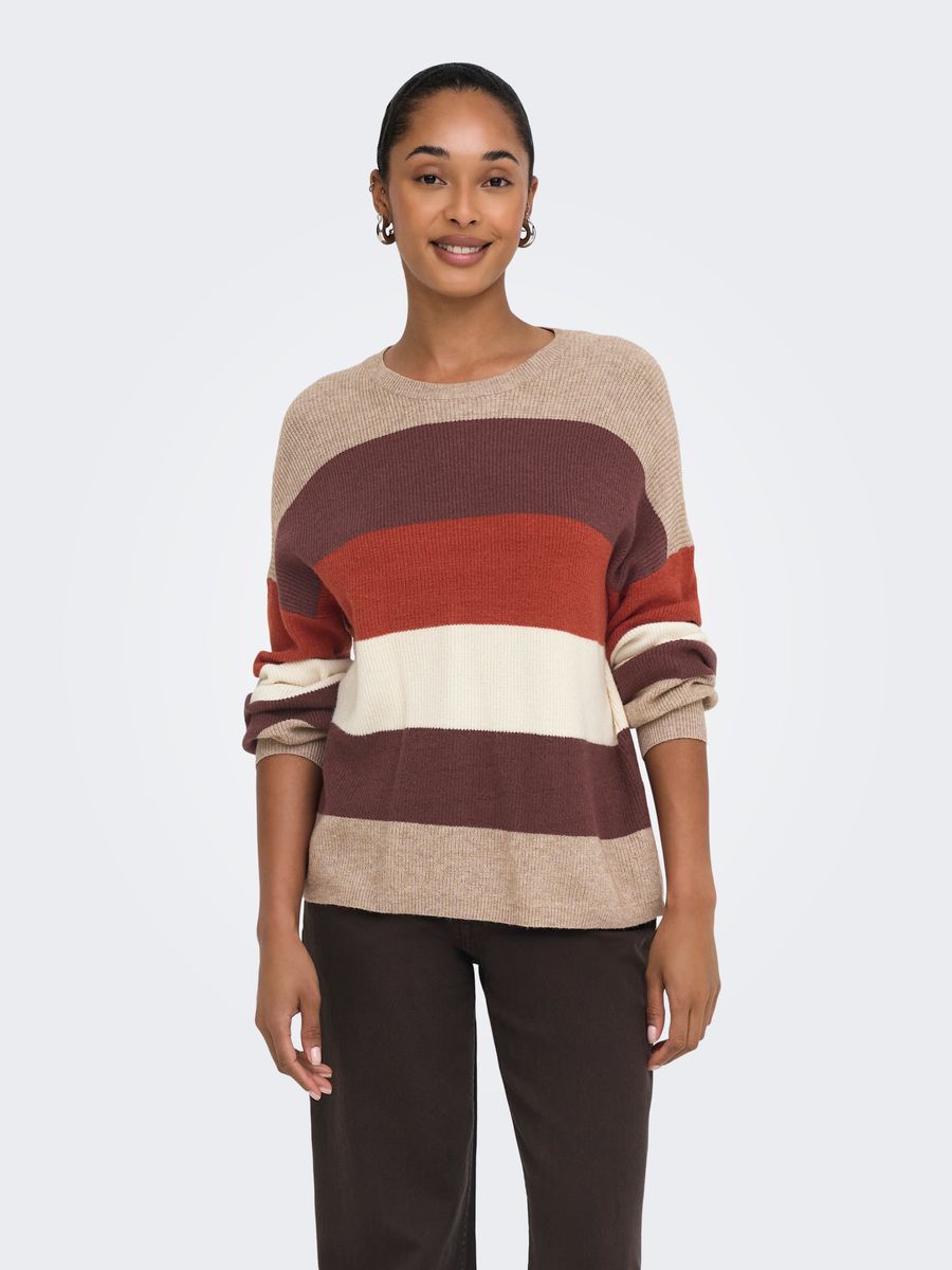 ONLATIA L/S STRIPE PULLOV KNT NOOS