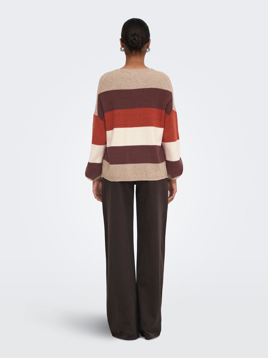 ONLATIA L/S STRIPE PULLOV KNT NOOS