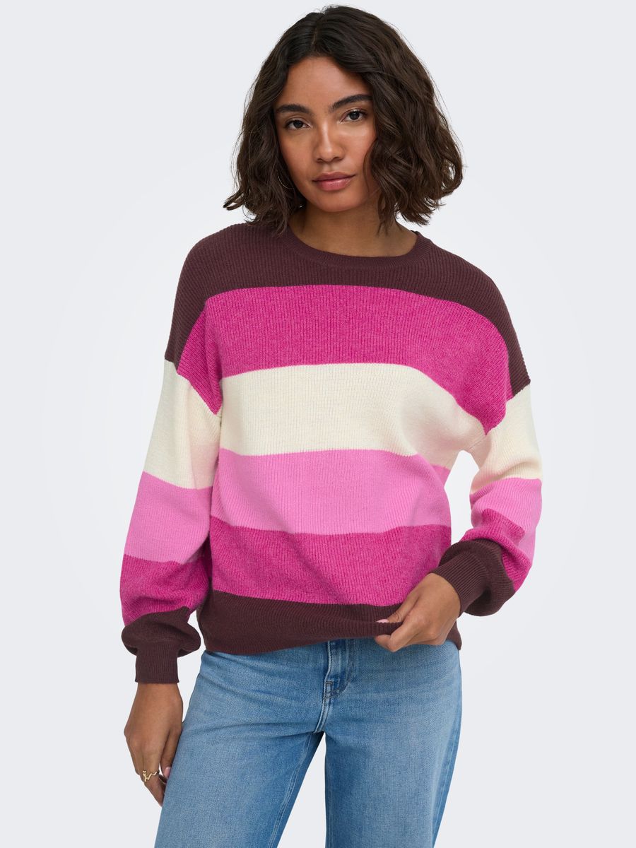 ONLATIA L/S STRIPE PULLOV KNT NOOS