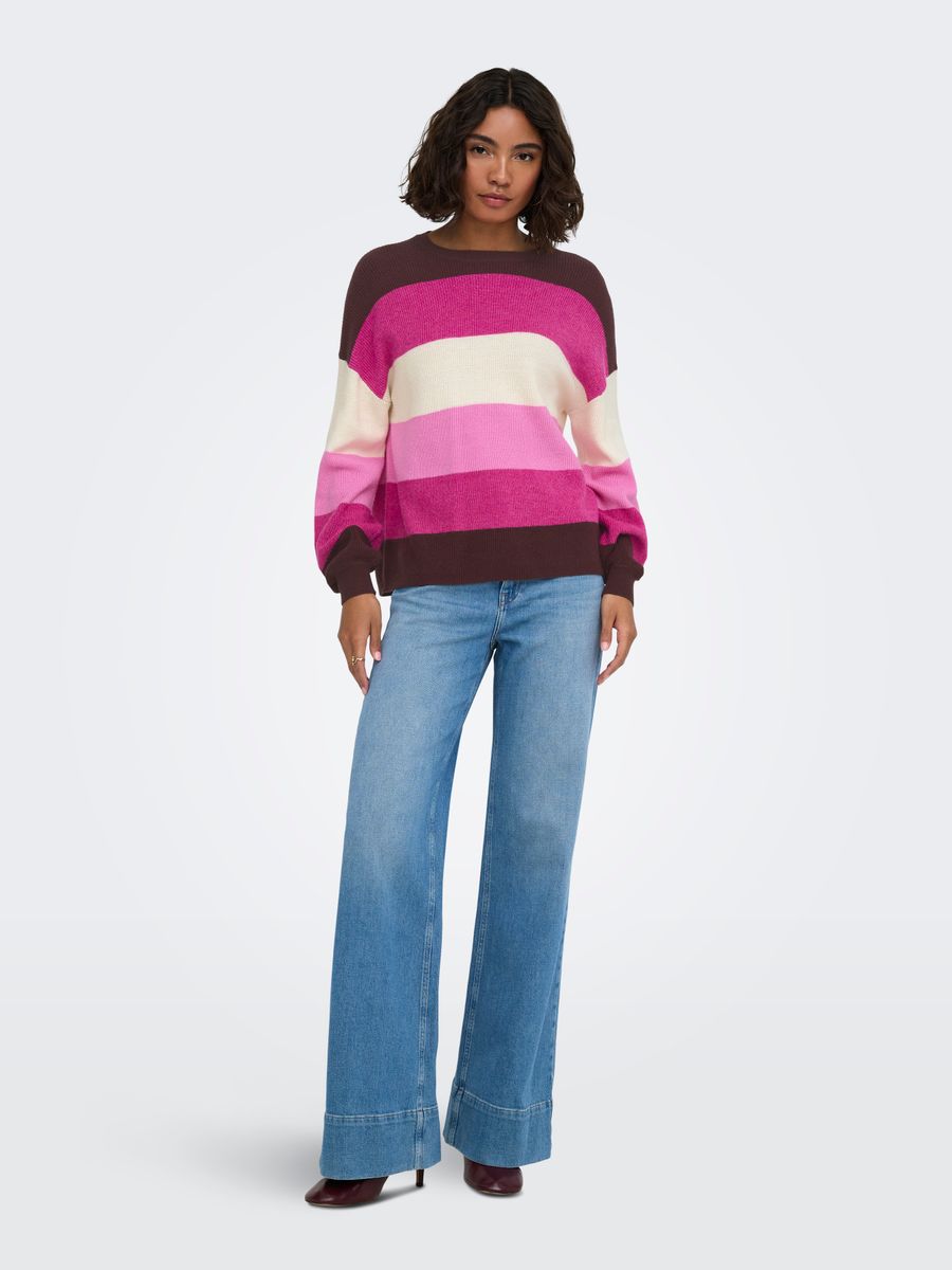 ONLATIA L/S STRIPE PULLOV KNT NOOS