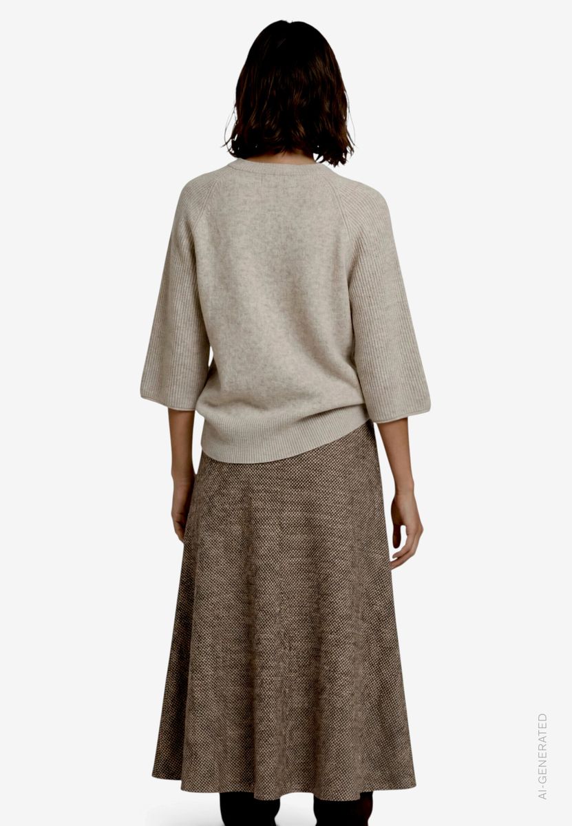 Damen Strickpullover  mit Fledermausärmeln