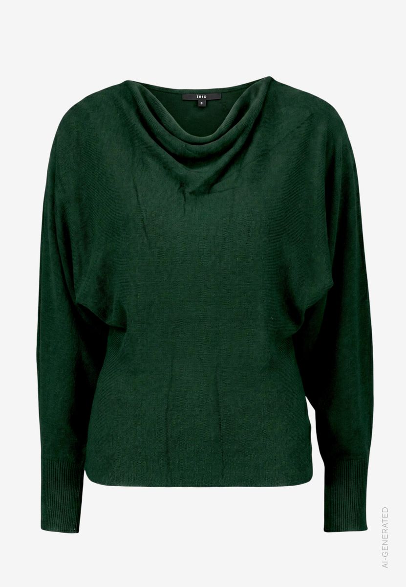 Strickpullover mit Fledermausärmeln