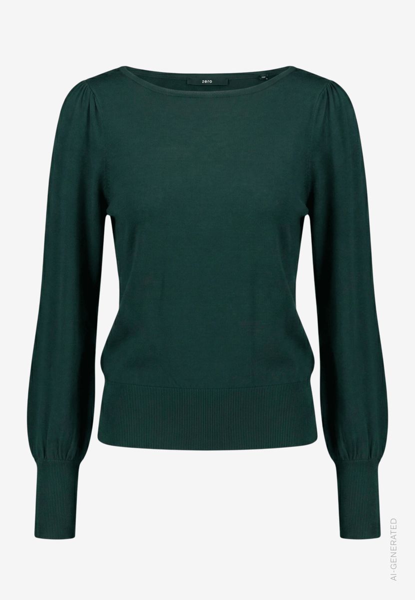 Feinstrickpullover  mit U-Boot Ausschnitt