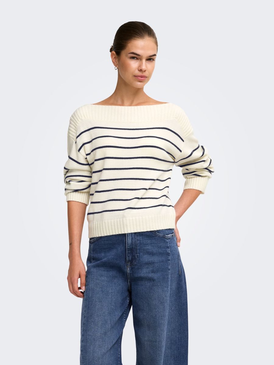 ONLKATIA LS BOATNECK CC KNT