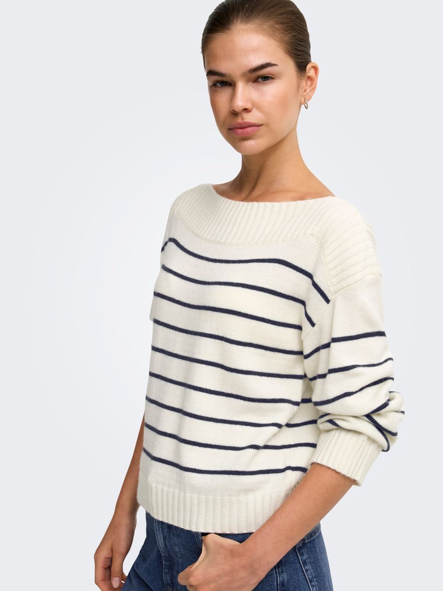 ONLKATIA LS BOATNECK CC KNT
