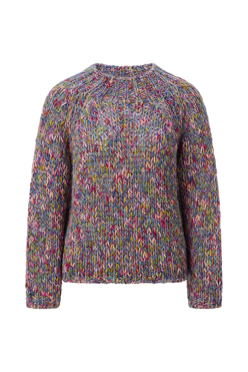 Multicoloured Mock Neck