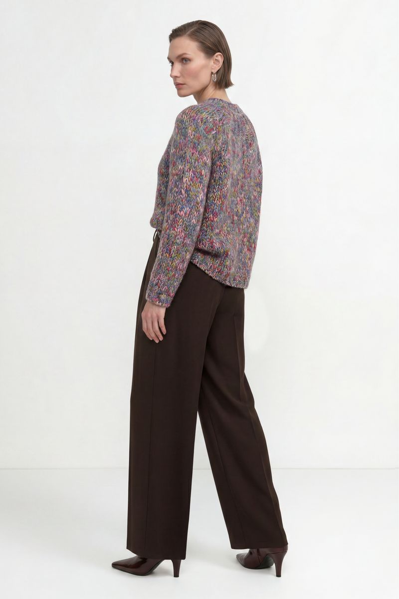Multicoloured Mock Neck