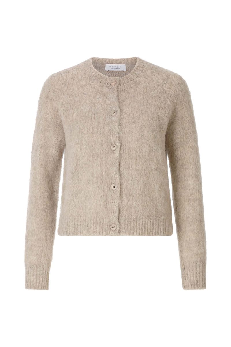 Crew Nk Brushed Cardi Set