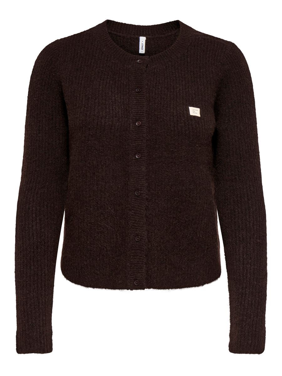 ONLVIGGA LS O-NECK BADGE CARDIGAN KNT