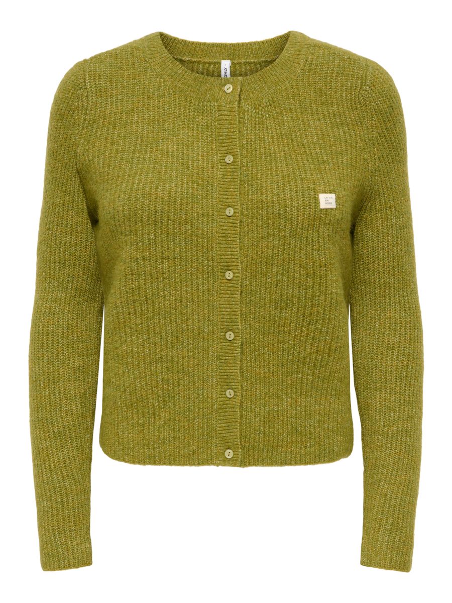 ONLVIGGA LS O-NECK BADGE CARDIGAN KNT