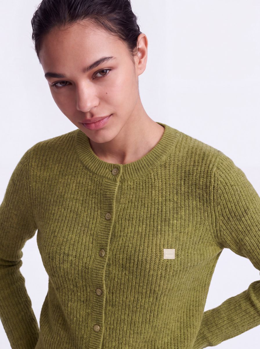 ONLVIGGA LS O-NECK BADGE CARDIGAN KNT