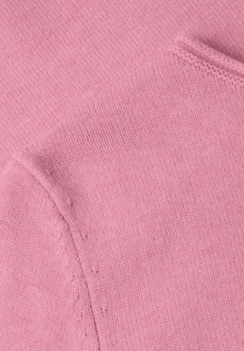 Pullover mit Boat Neck und Rollkanten