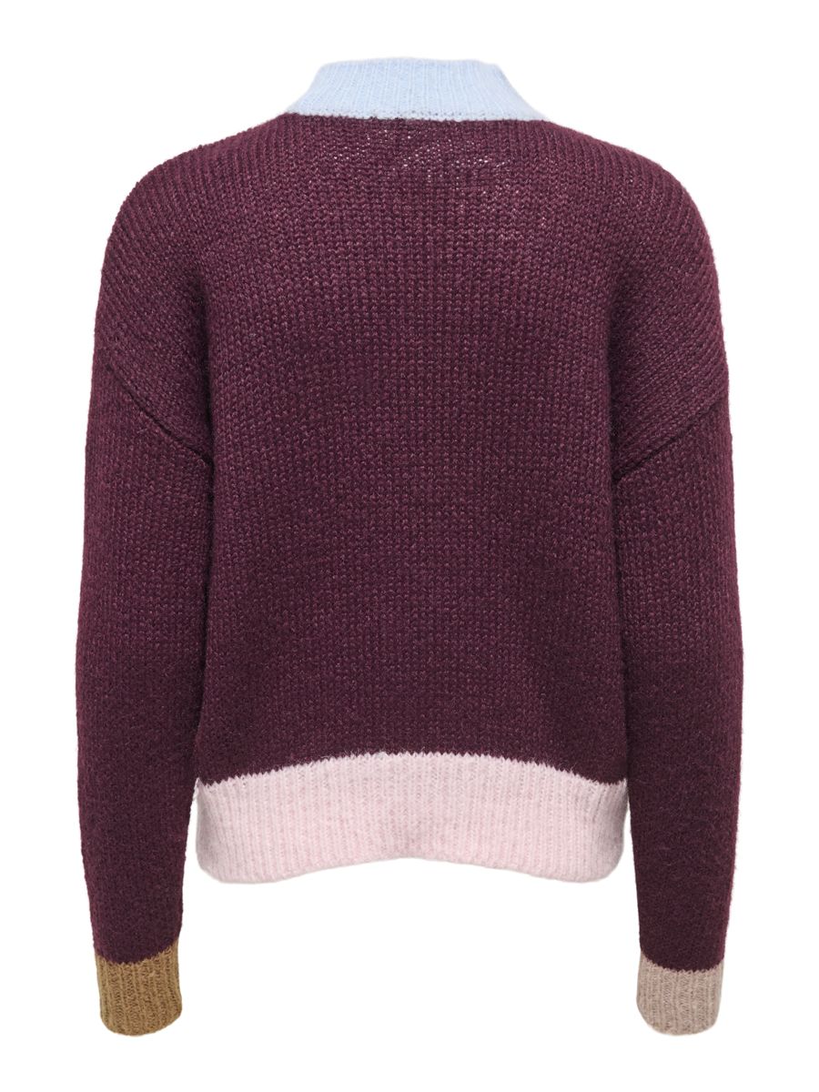 ONLOLINA LS CONTRAST HIGHNECK CC KNT