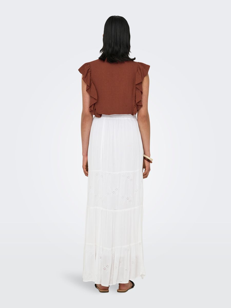 ONLCHIARA BRODERIE LONG SKIRT PTM