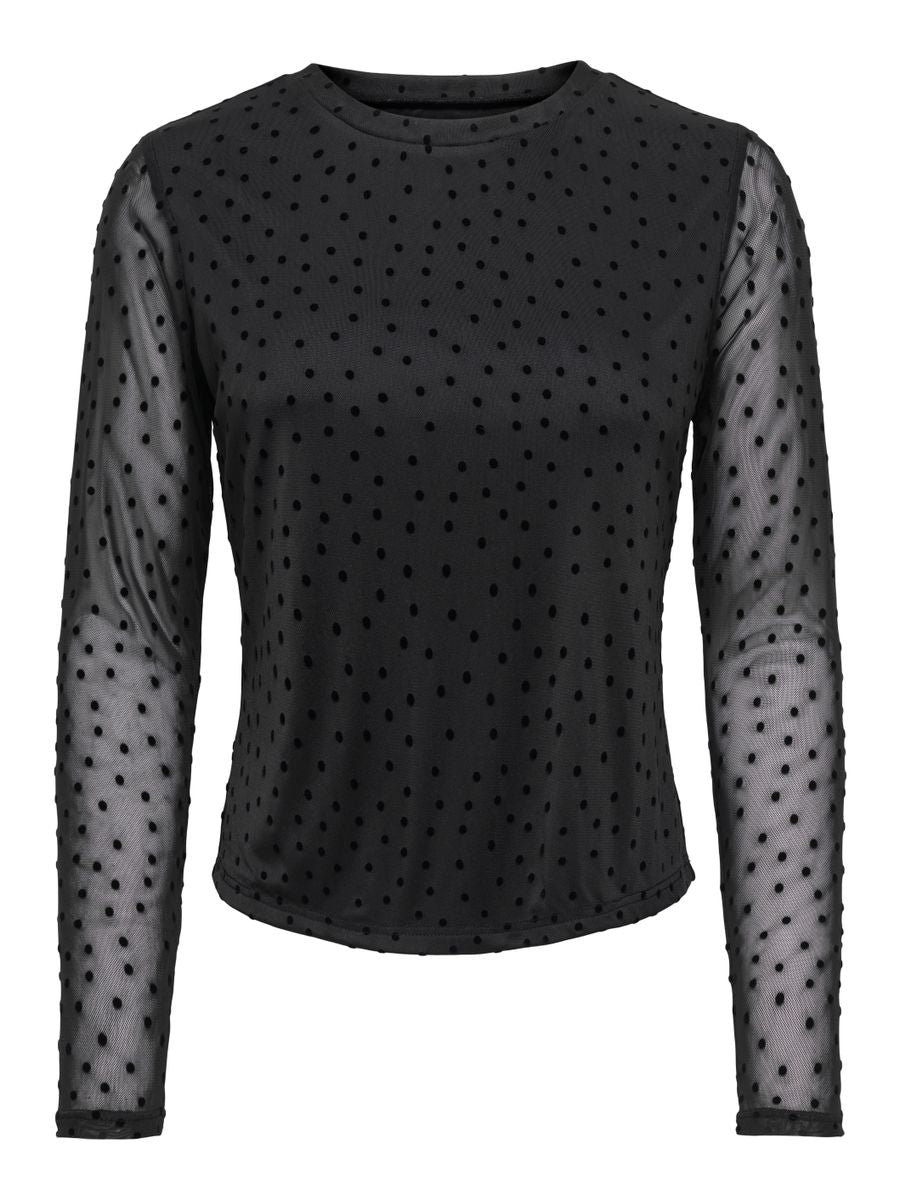 ONLNOVA L/S MESH TOP WVN