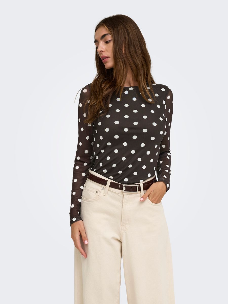 ONLNOVA L/S MESH TOP WVN