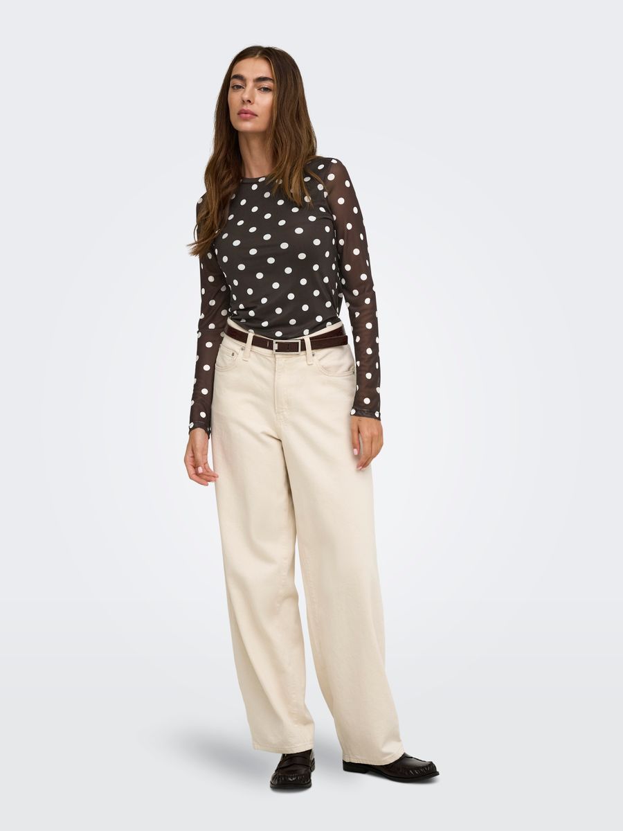 ONLNOVA L/S MESH TOP WVN