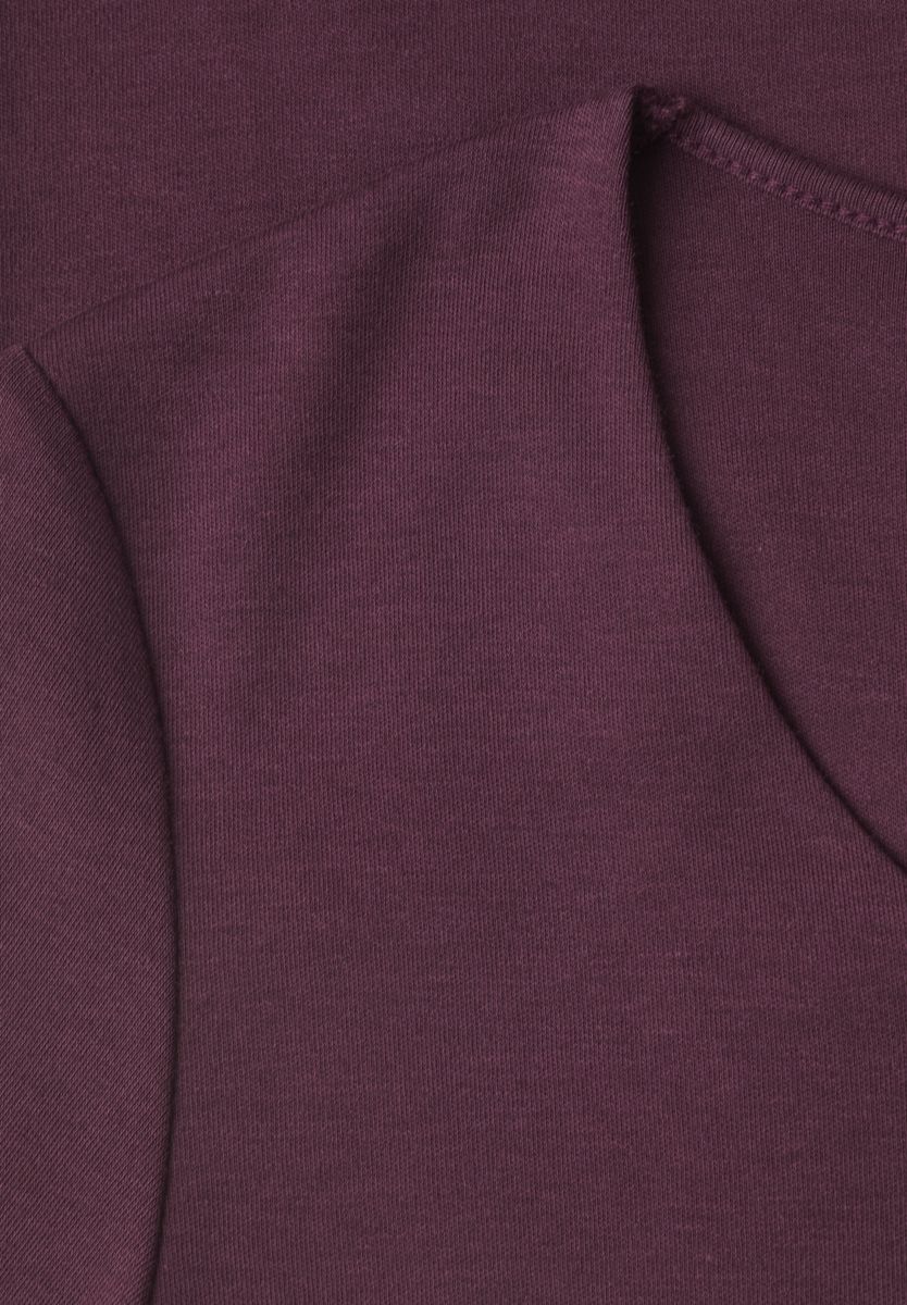 Basic Shirt mit blickdichter Front