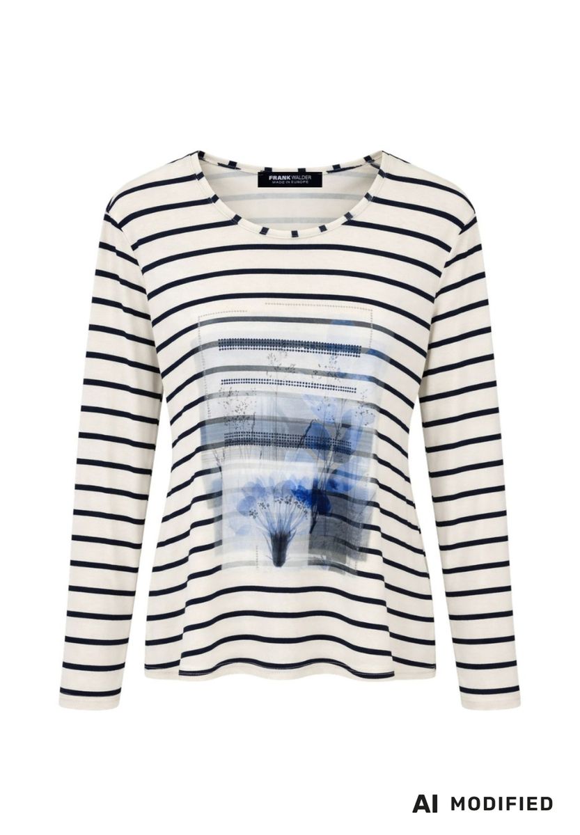 Shirt FROZEN EDITION mit floralem Frontprint