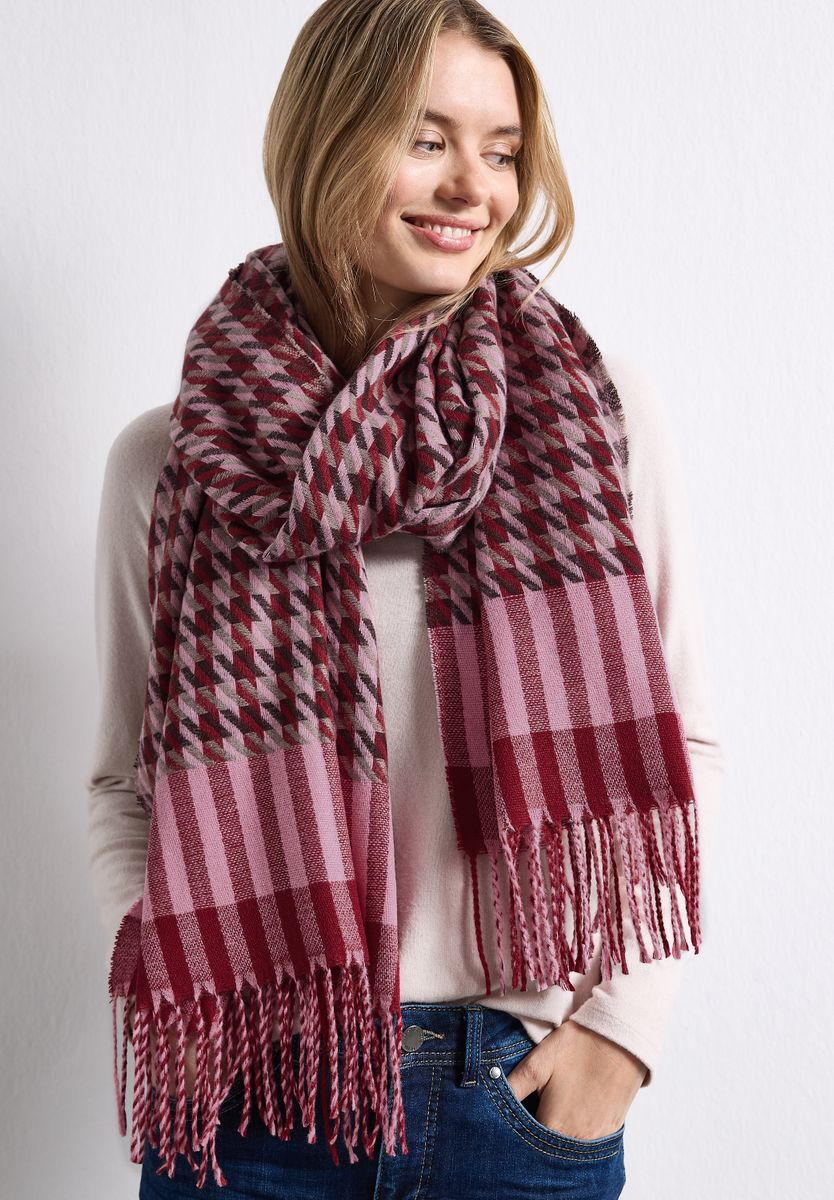 Tuch mit Houndstooth Muster