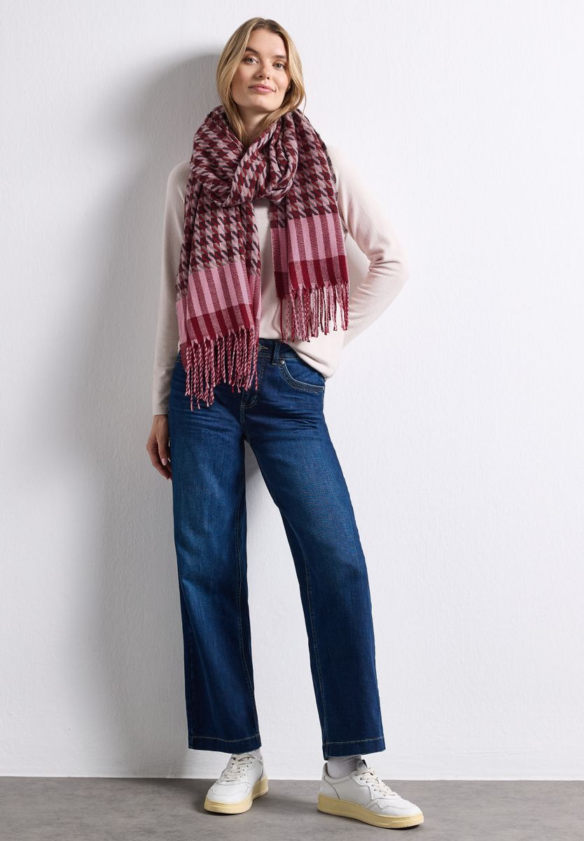 Tuch mit Houndstooth Muster