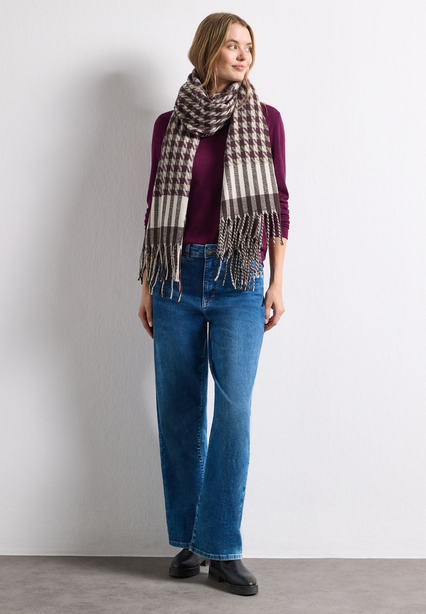 Tuch mit Houndstooth Muster