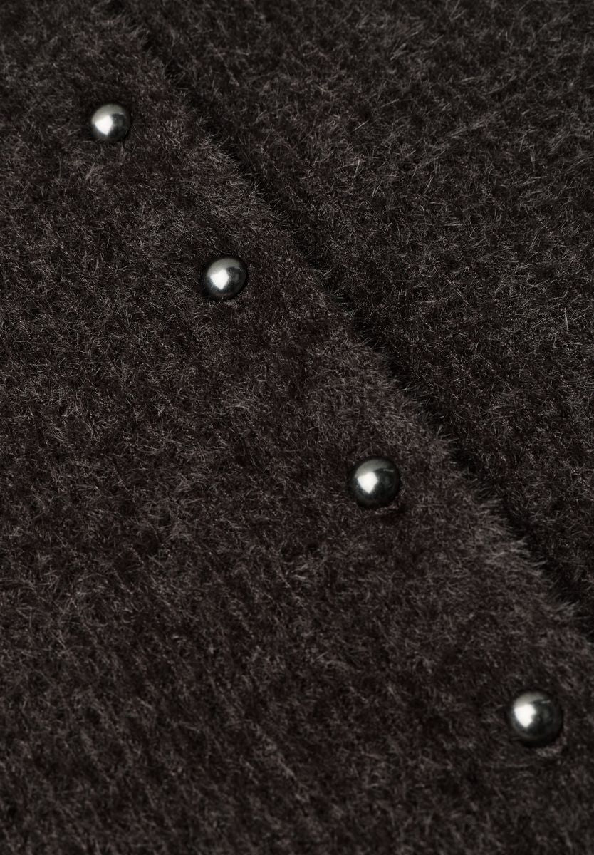 Kuscheliger Halbarm Cardigan mit Rundhals