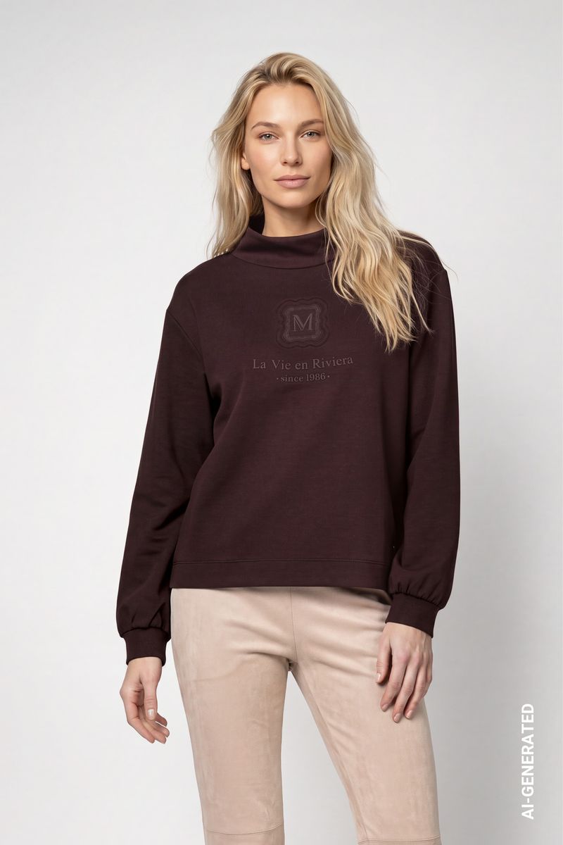 Sweatshirt mit Emblem