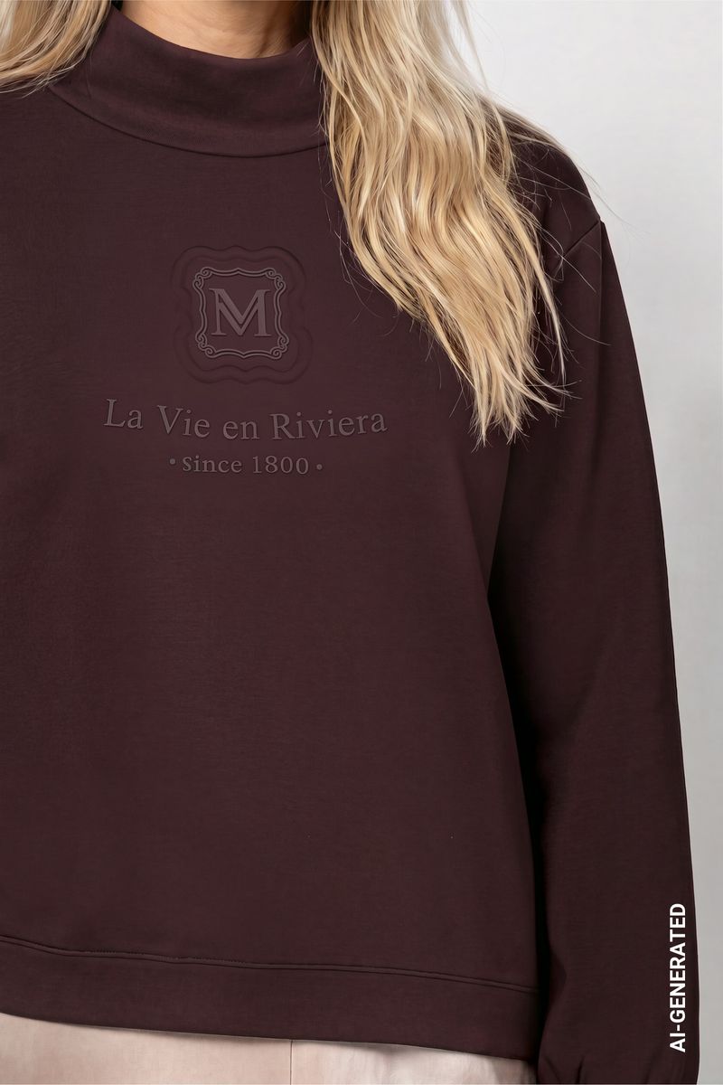 Sweatshirt mit Emblem