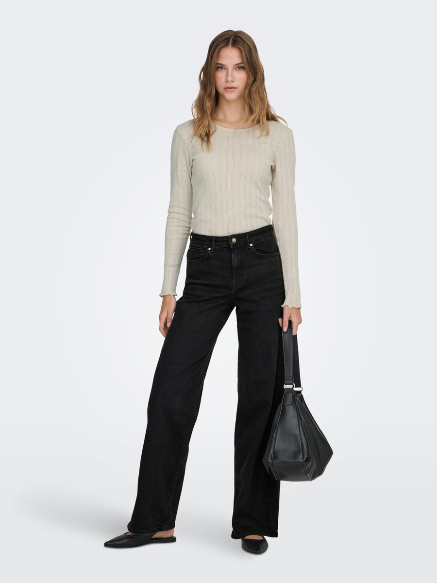 ONLMADISON BLUSH HW WIDE DNM CRO099 NOOS