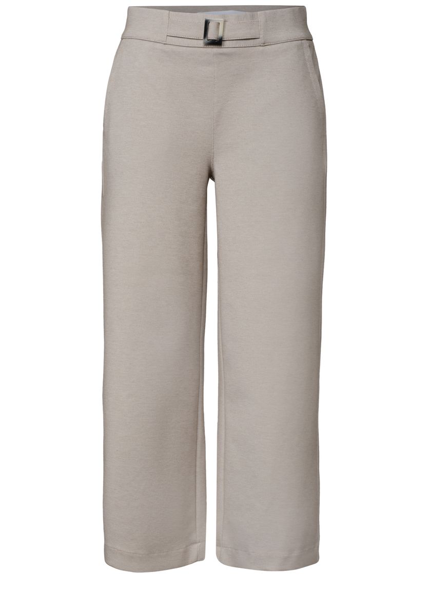 High Waist Culotte mit Schnallendetail