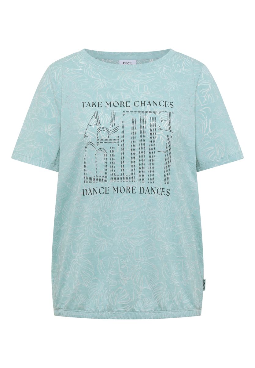 T-Shirt in Ausbrenner-Optik