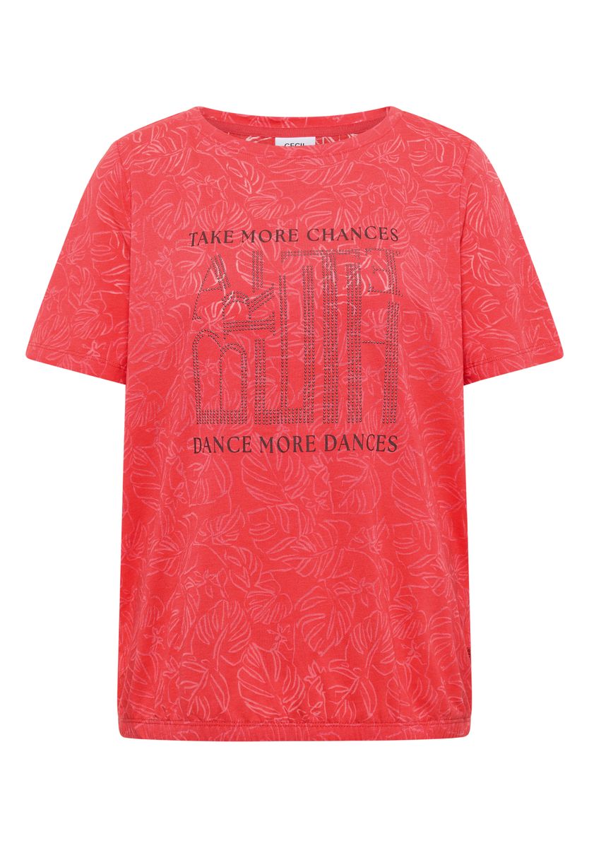T-Shirt in Ausbrenner-Optik