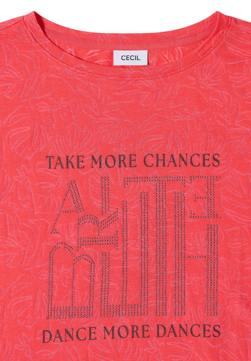 T-Shirt in Ausbrenner-Optik