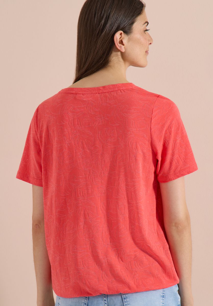 T-Shirt in Ausbrenner-Optik