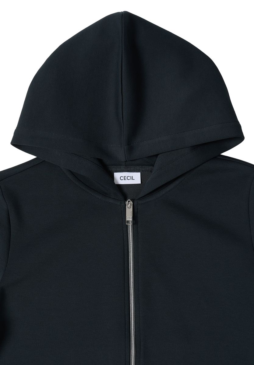 Kapuzenjacke mit seitlichen Tunnelzügen
