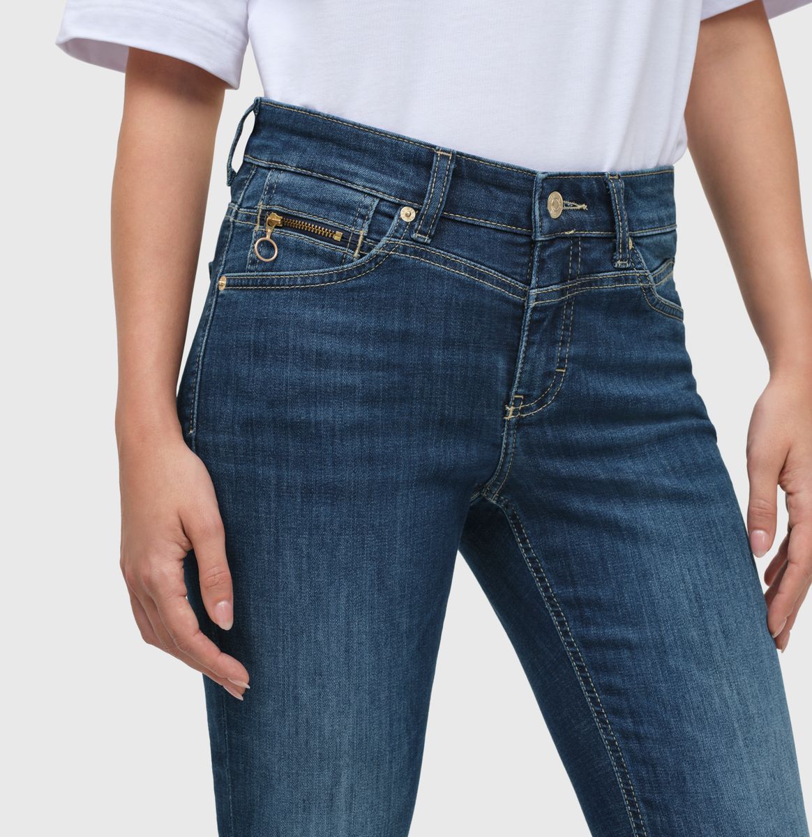 MAC JEANS - RICH SLIM, Light authentic denim