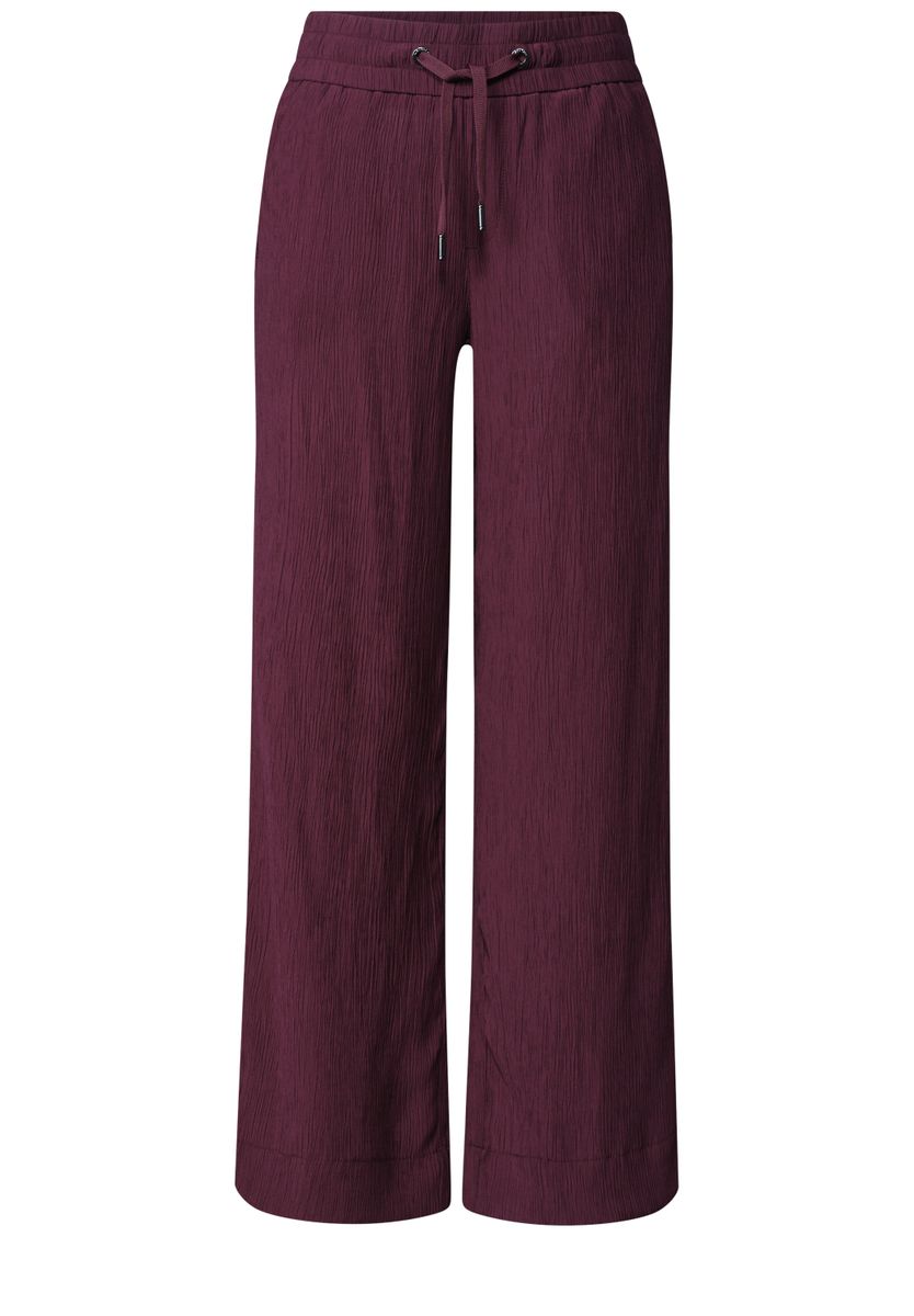 Mid Waist Wide Leg Hose im Loose Fit